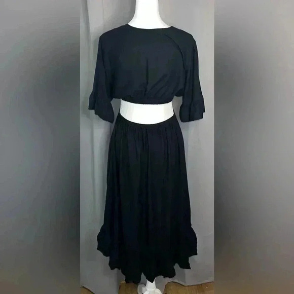 NWOT VENUS Ruffle Trim Cover-Up Dress | Size Medium - Picture 2 of 8